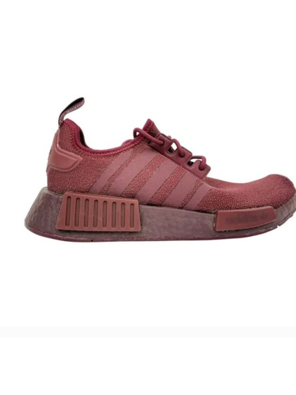 Adidas NMD_R1 Burgundy Wine Sneakers Boost Running Shoes GX8384 Womens 7.5